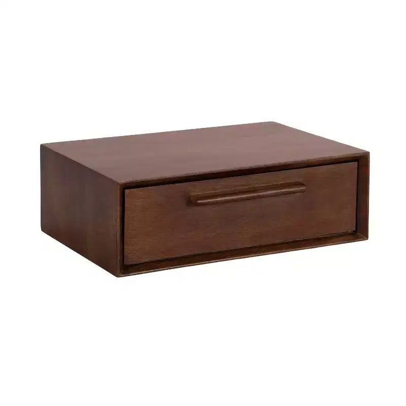 Kate & Laurel All Things Decor 18"x12"x6" McCutcheon Wood Storage Shelf Walnut Brown