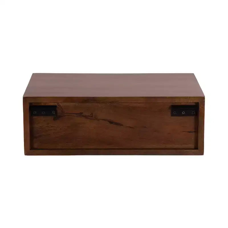 Étagère de rangement en bois Noyer brun 45,7x30,5x15,2 cm