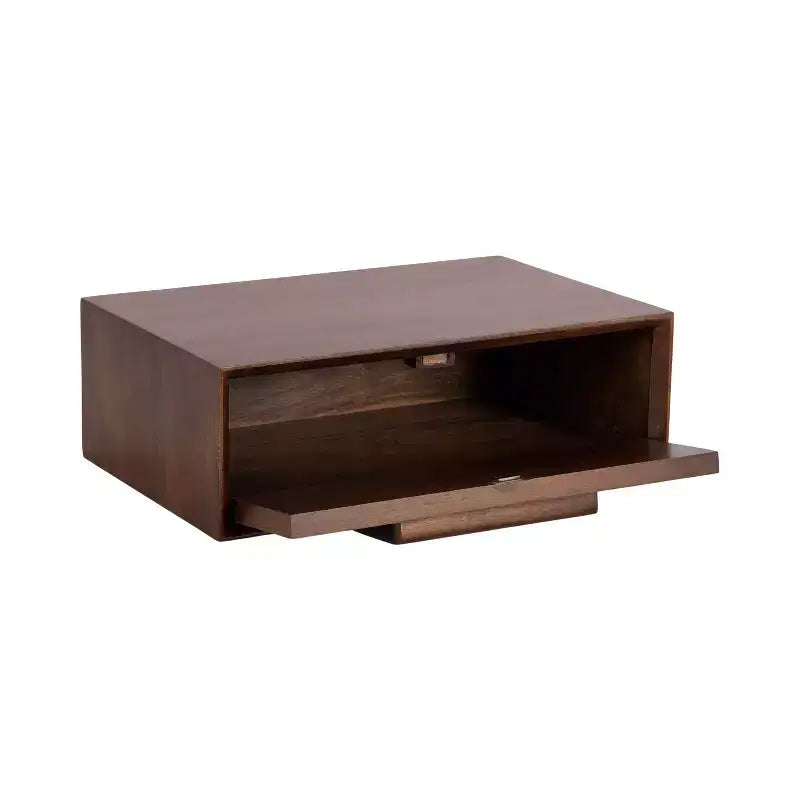 Étagère de rangement en bois Noyer brun 45,7x30,5x15,2 cm