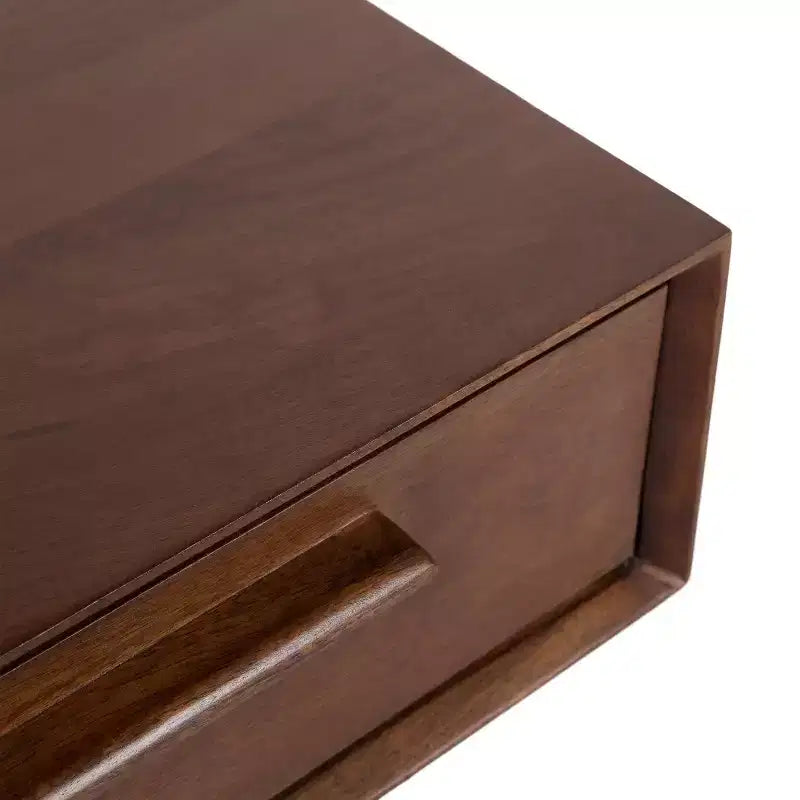 Étagère de rangement en bois Noyer brun 45,7x30,5x15,2 cm