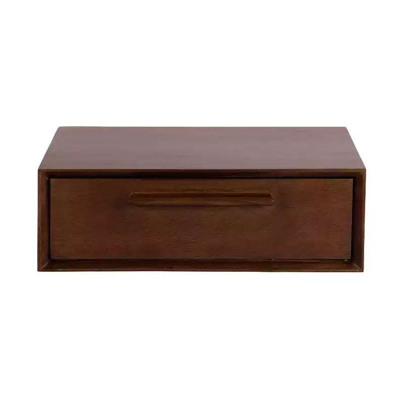 Étagère de rangement en bois Noyer brun 45,7x30,5x15,2 cm