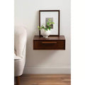 Étagère de rangement en bois Noyer brun 45,7x30,5x15,2 cm