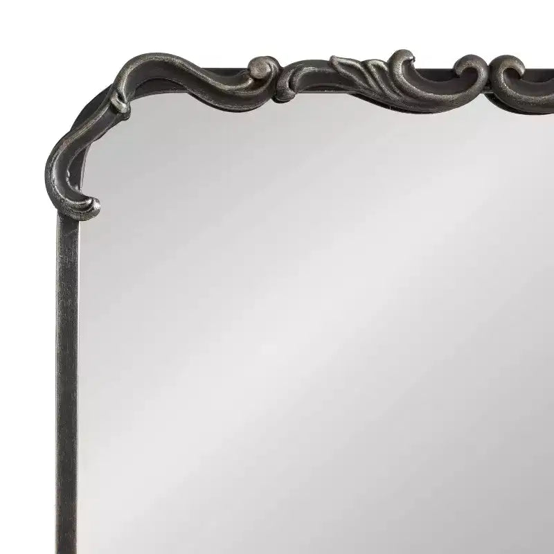 Miroir mural encadré Brazelton 50x68cm noir