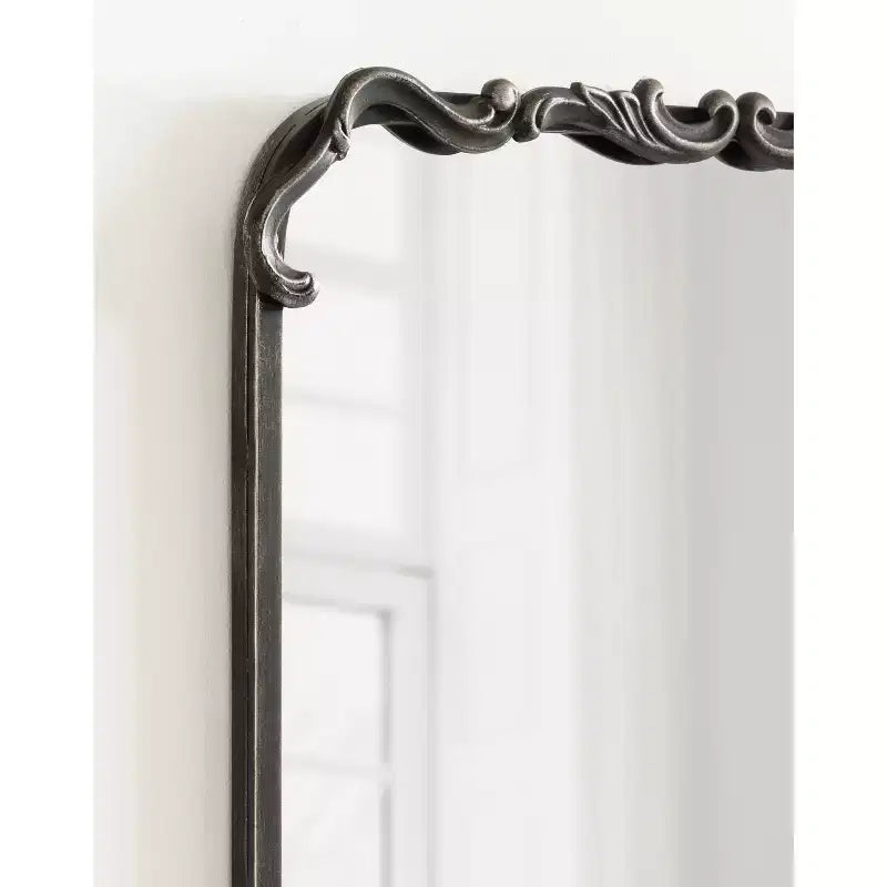 Miroir mural encadré Brazelton 50x68cm noir