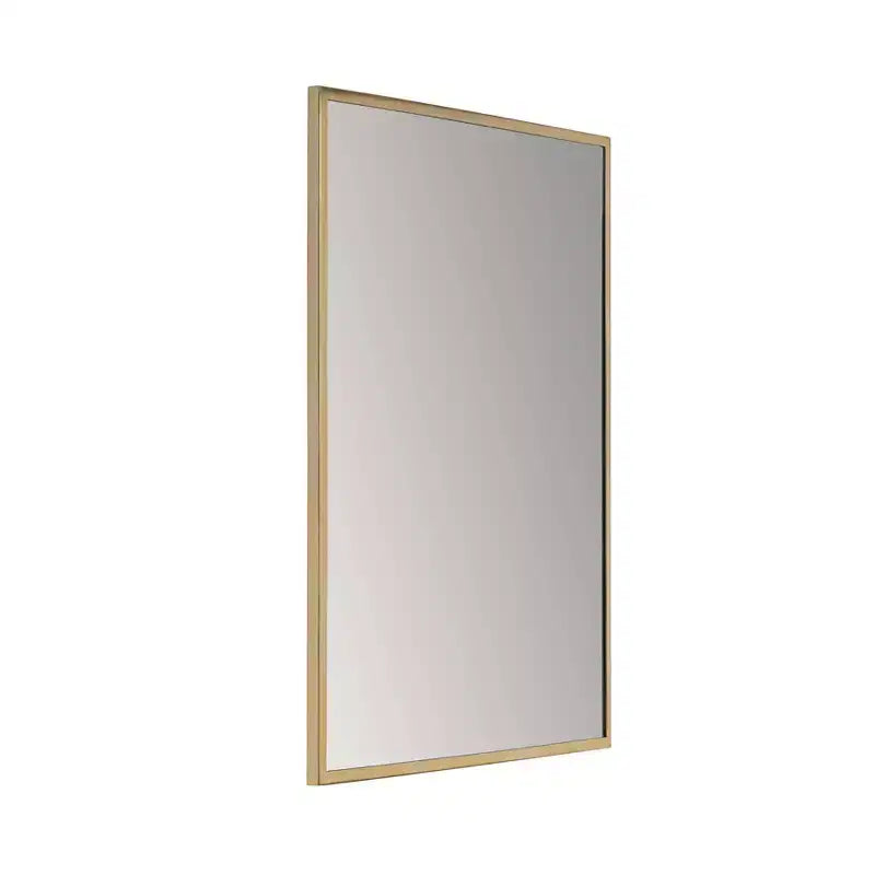 Miroir rectangulaire doré : Style moderne, miroir 74x58 cm, aucun assemblage requis, miroir décoratif mural