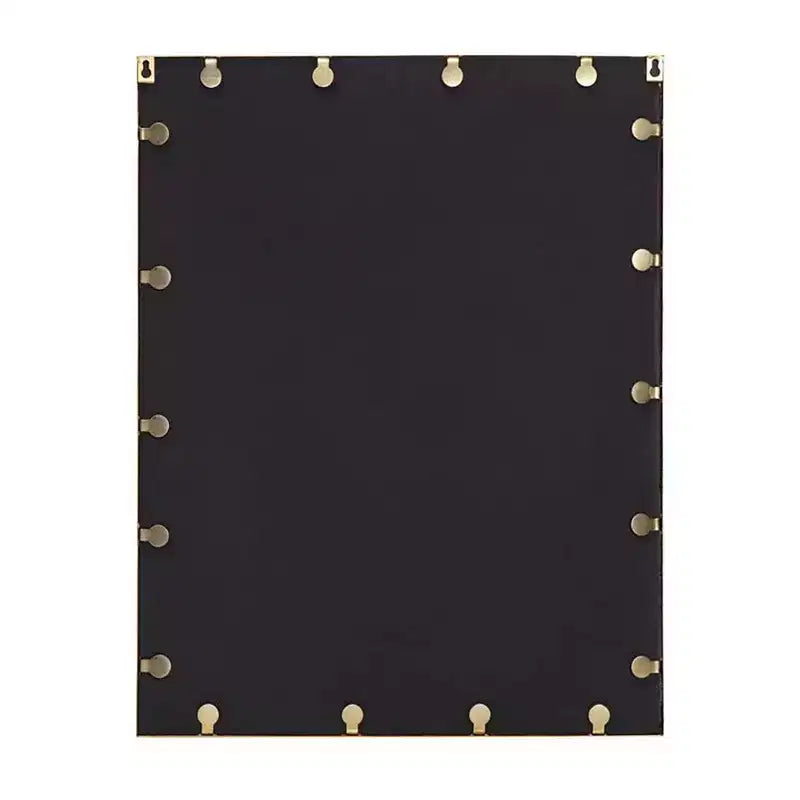 Miroir rectangulaire doré : Style moderne, miroir 74x58 cm, aucun assemblage requis, miroir décoratif mural