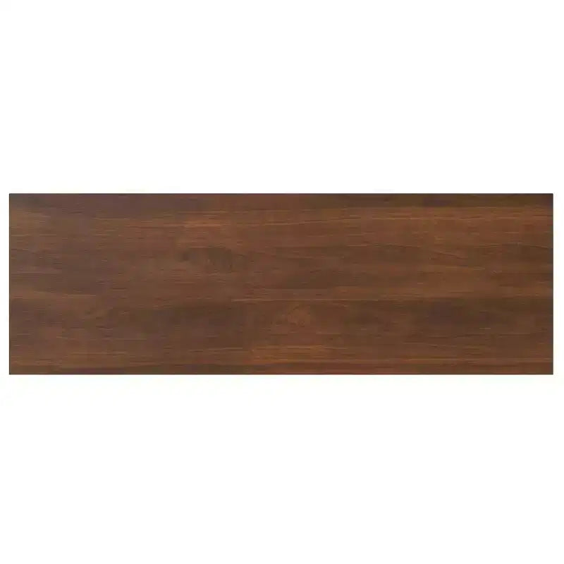 Bureau en bois massif avec tiroirs, style milieu de siècle, placage noyer