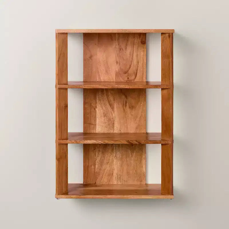 14" Wide 4 Shelf Mid-Century Wall Bookshelf - Hearth & Hand™ with Magnolia