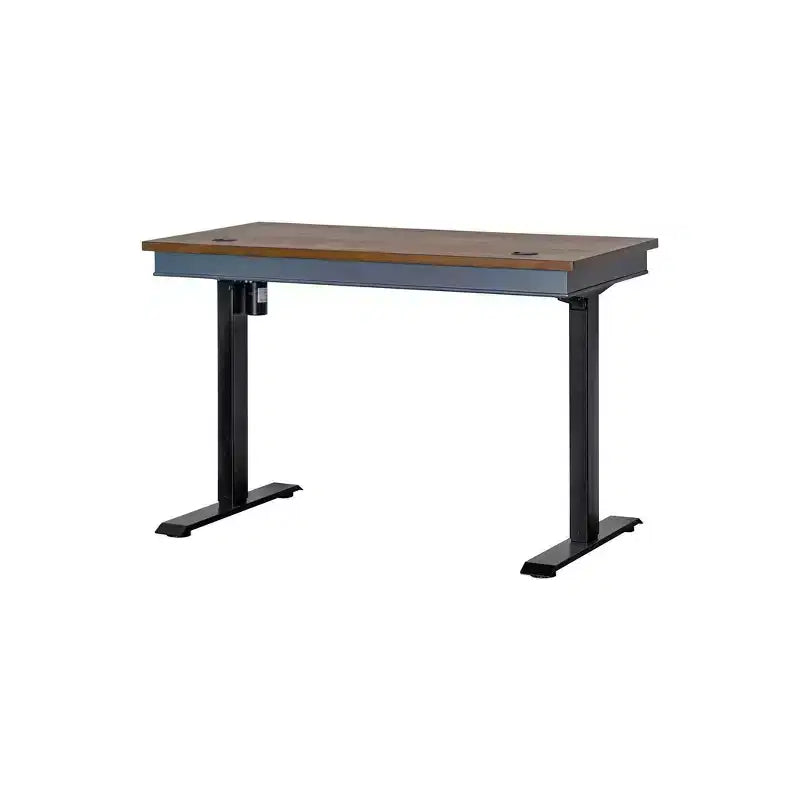 Bureau Martin Furniture assis/debout électrique réglable style « ferme »