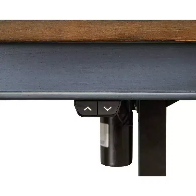 Bureau Martin Furniture assis/debout électrique réglable style « ferme »