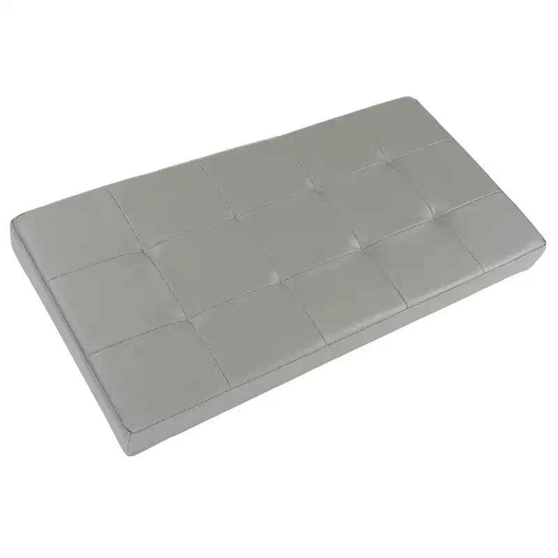 Pouf de rangement de 30 pouces - Repose-pieds pliant en similicuir, Coffre à linge ou Banc