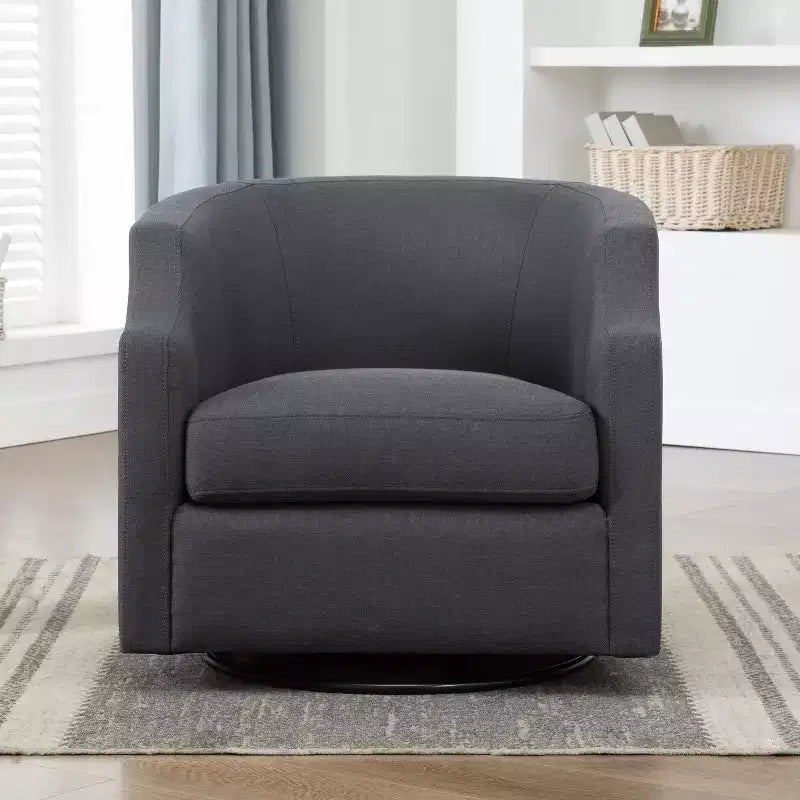 Fauteuil crapaud pivotant et inclinable