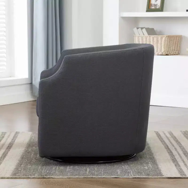 Fauteuil crapaud pivotant et inclinable