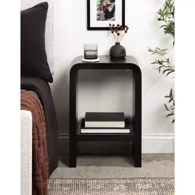 Table d'appoint Radius Arch, 16x12x24, noire