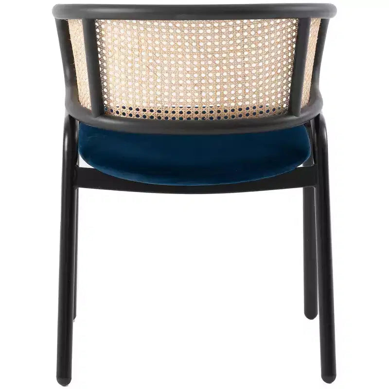 Chaise de salle à manger moderne avec structure noire