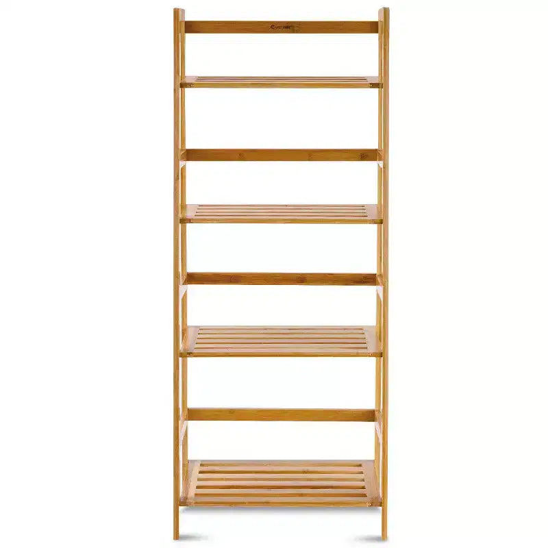 Étagère à livres en bambou à 4 niveaux, support de plantes, de fleurs, de rangement