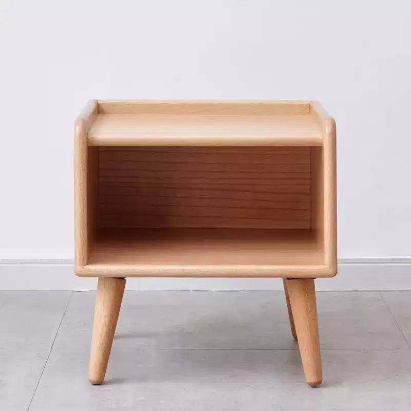 Table de chevet à LED avec station de recharge sans fil