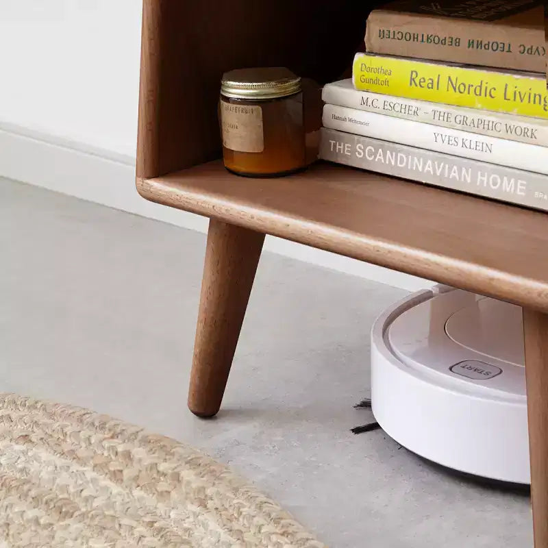 Table de chevet à LED avec station de recharge sans fil