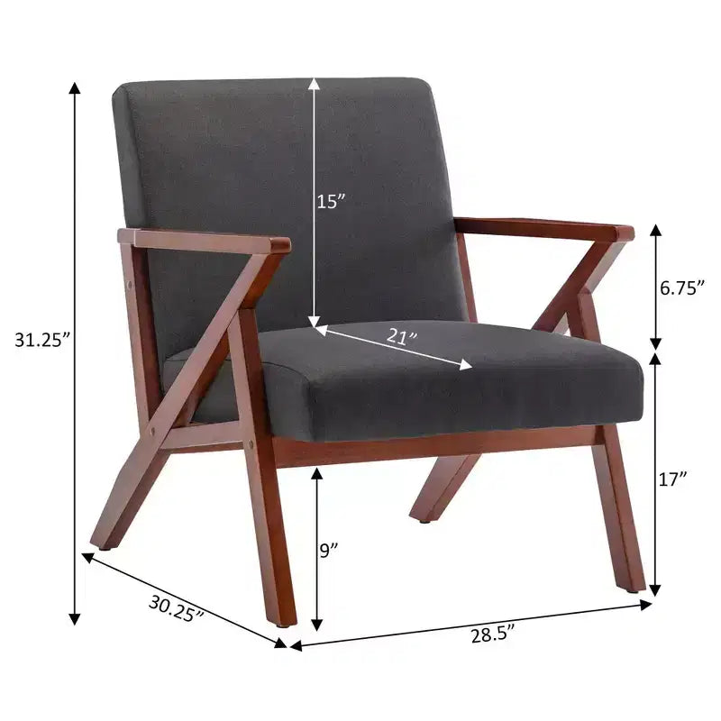 Fauteuil d'appoint lounge moderne du milieu du siècle Cliff