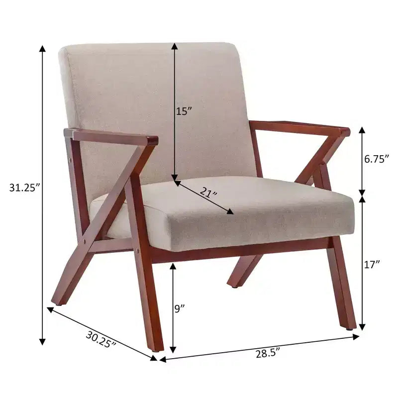Fauteuil d'appoint lounge moderne du milieu du siècle Cliff