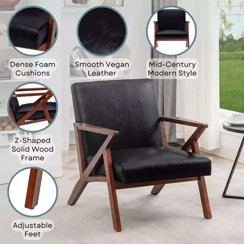 Fauteuil d'appoint lounge moderne du milieu du siècle Cliff