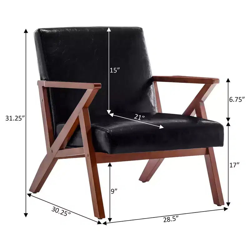 Fauteuil d'appoint lounge moderne du milieu du siècle Cliff
