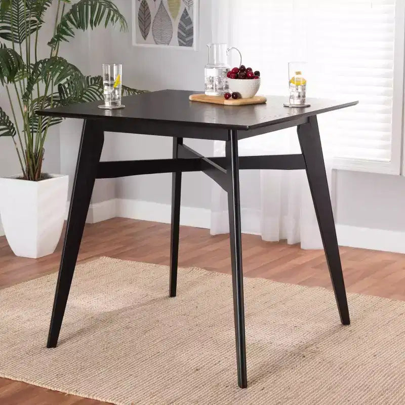 Table de pub en bois à hauteur de comptoir