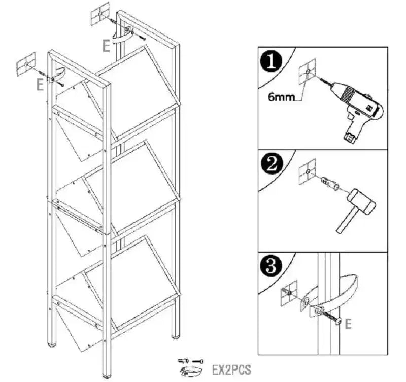 Range-bouteilles autoportant en bois à 3 niveaux, support de rangement pour spiritueux sans oscillation, organisateur de bouteilles d'alcool pour cuisine, cave