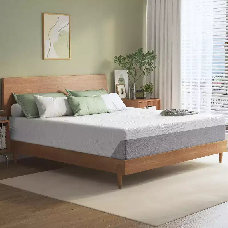 Matelas en mousse à mémoire de forme de 12 pouces, matelas de fermeté moyenne Certifié respirant pour un soutien et une décompression pendant le sommeil