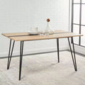Table de salle à manger - DTB5802 - Naturel/Noir