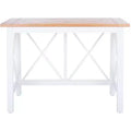 Freyr Desk - DSK5008 - Natural/White - Safavieh