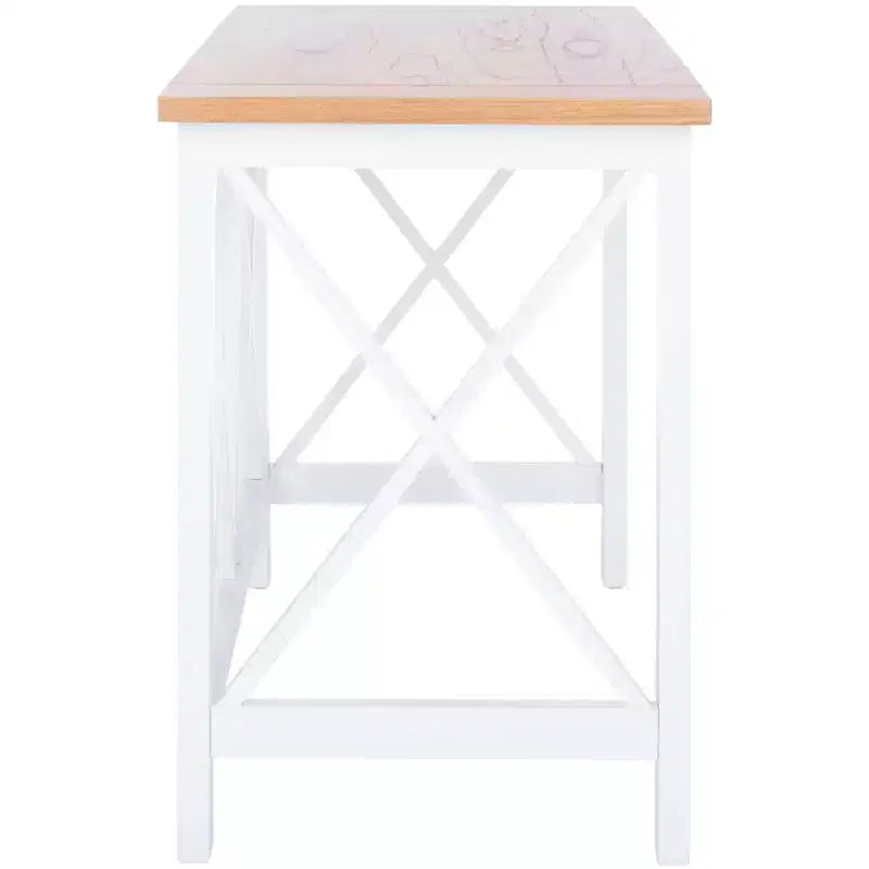 Bureau Freyr - DSK5008 - Naturel/Blanc - Safavieh