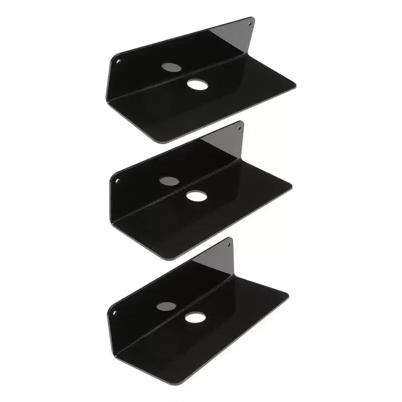 Étagères murales flottantes en acrylique pour salle de bain, chambre, cuisine, 23 x 10 cm, lot de 3
